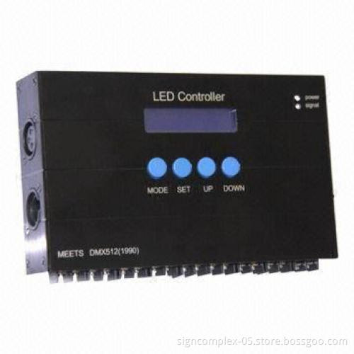 LED Lighting Controller with 256-level Brightness and Zero to 255 Changing Speed Levels